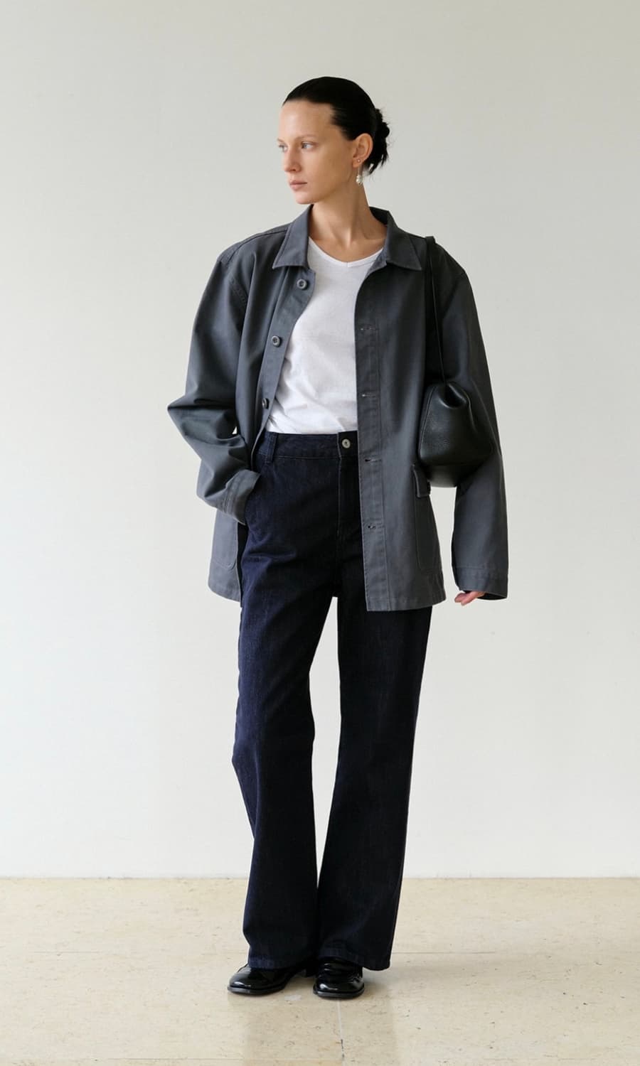 르에떼  Loom Work Jacket 블루 1사이즈 상품이미지1