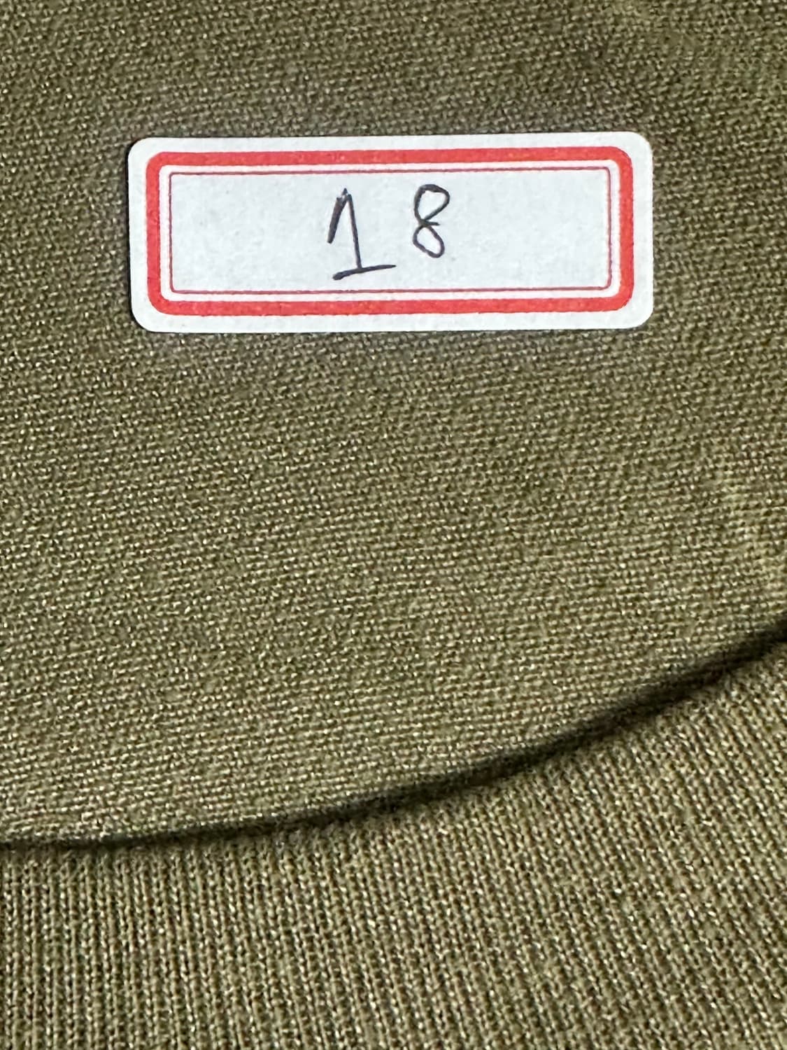 미군 카키색 라운드 반팔 티셔츠 (L) (18) (만원샵) 상품이미지8