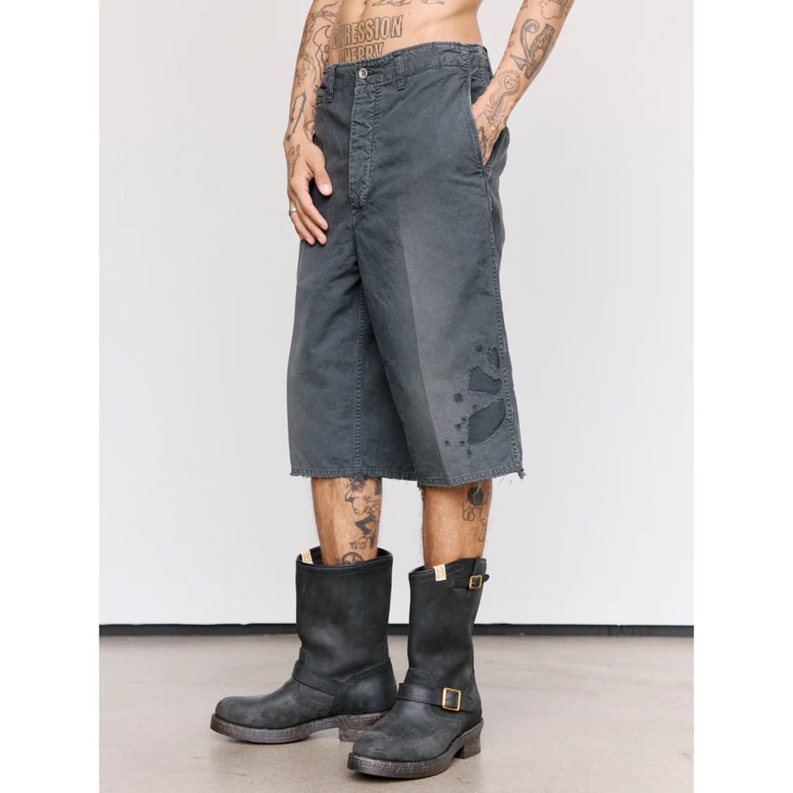 26ss BROADER CHINO SHORTS CRASH 상품이미지1