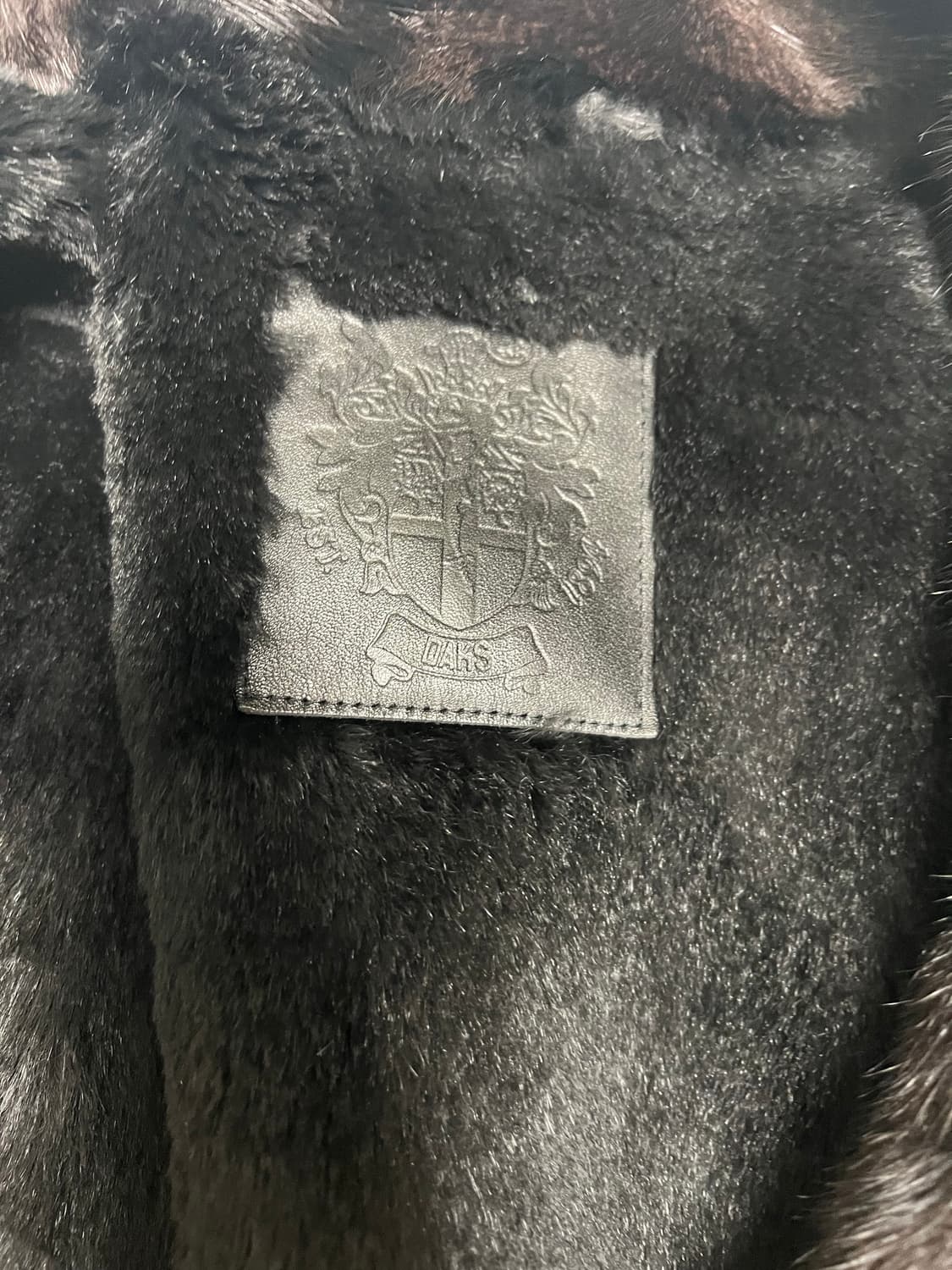 닥스 블랙 자켓 (토끼털, 밍크털 내피조끼) 상품이미지5