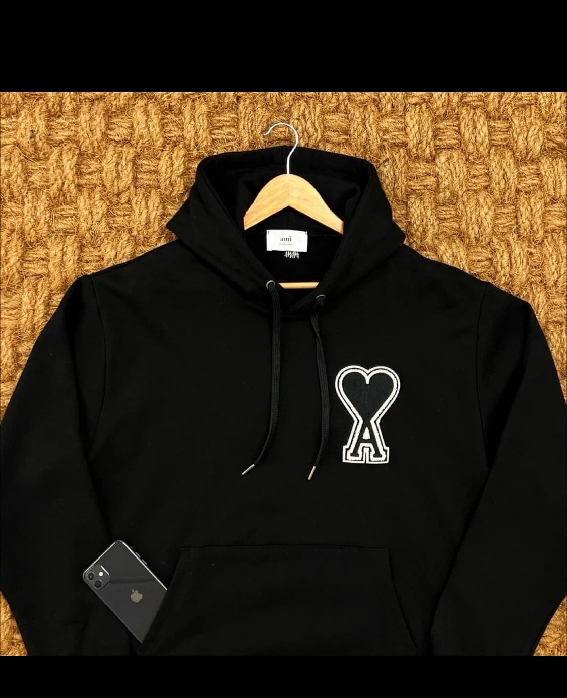 아미 블랙 후드  상품이미지2