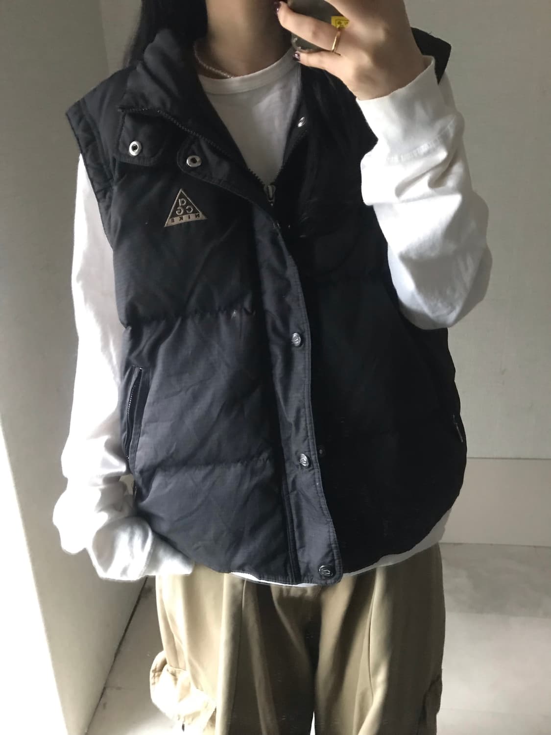 나이키ACG 블랙 패딩조끼 상품이미지4