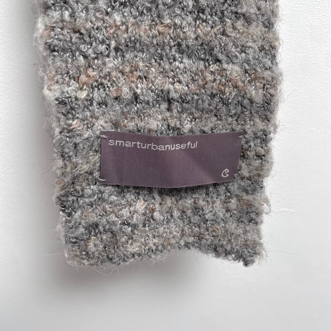 코이세이오 스마트어반유즈풀 suu 부클 머플러 그레이 상품이미지6