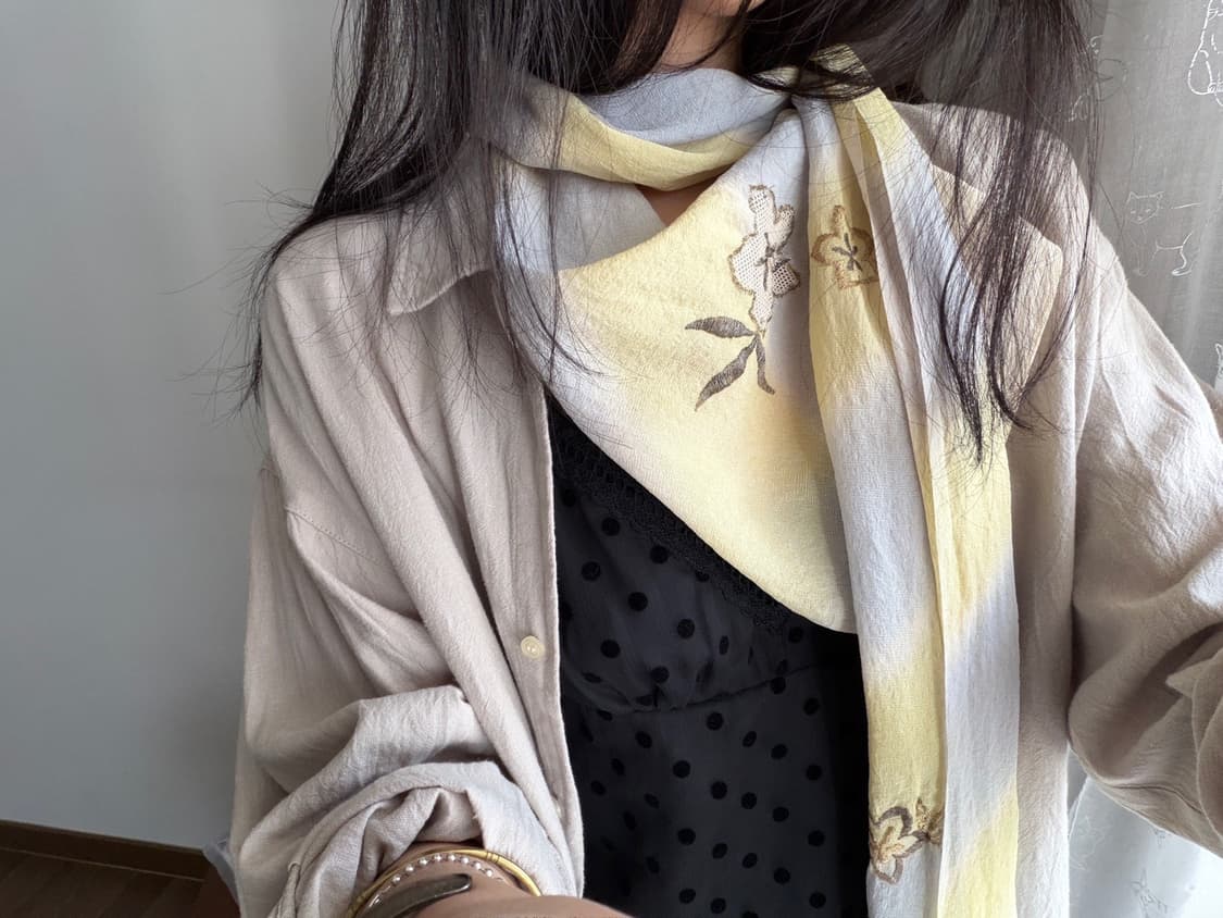 flower point scarf 상품이미지8