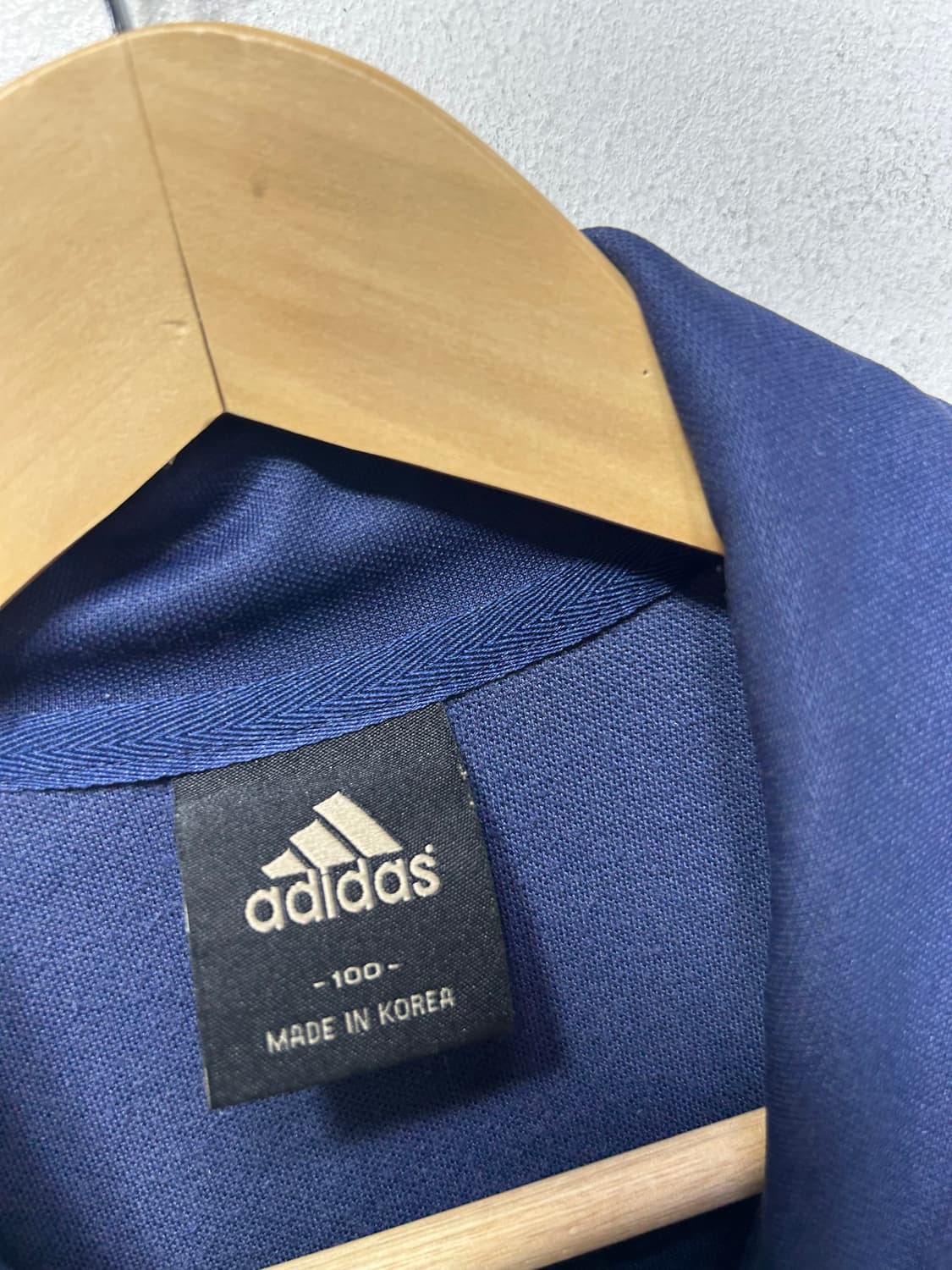 아디다스 네이비 트랙 저지 집업 L /100  상품이미지3