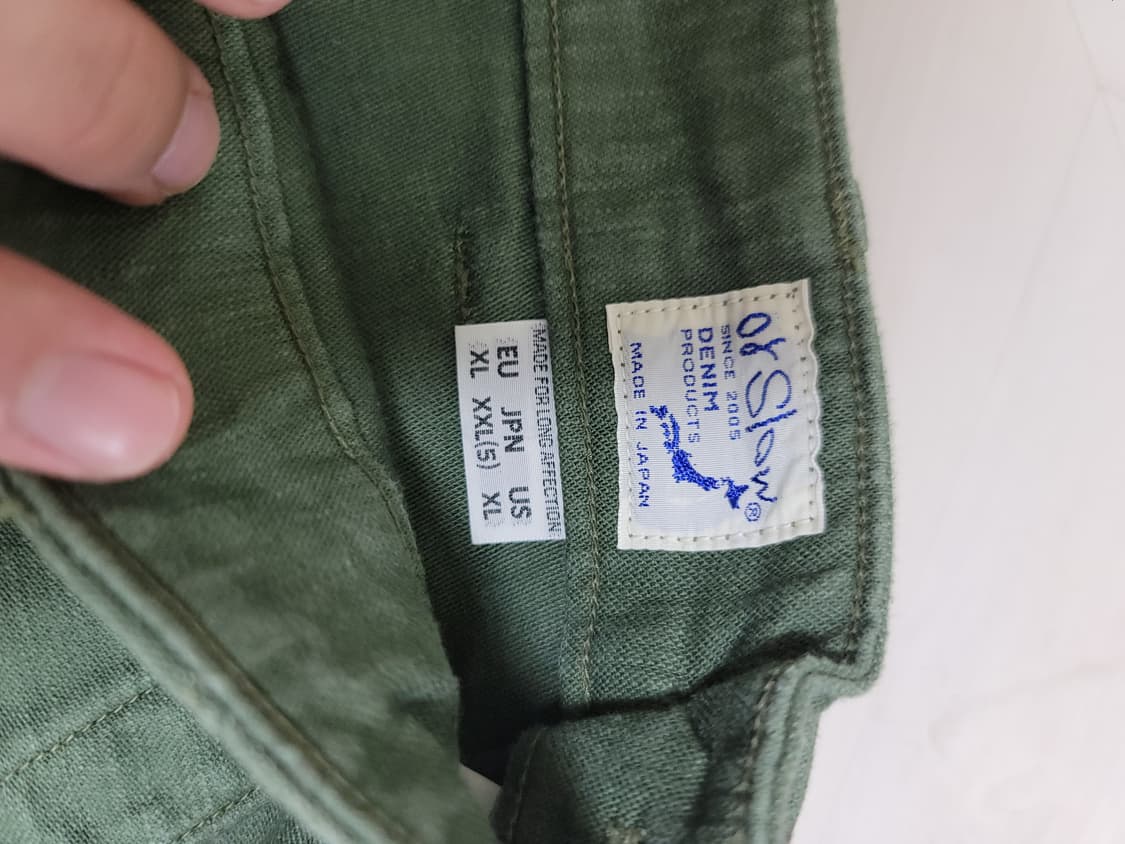 오어슬로우레귤러핏퍼티그팬츠 상품이미지2