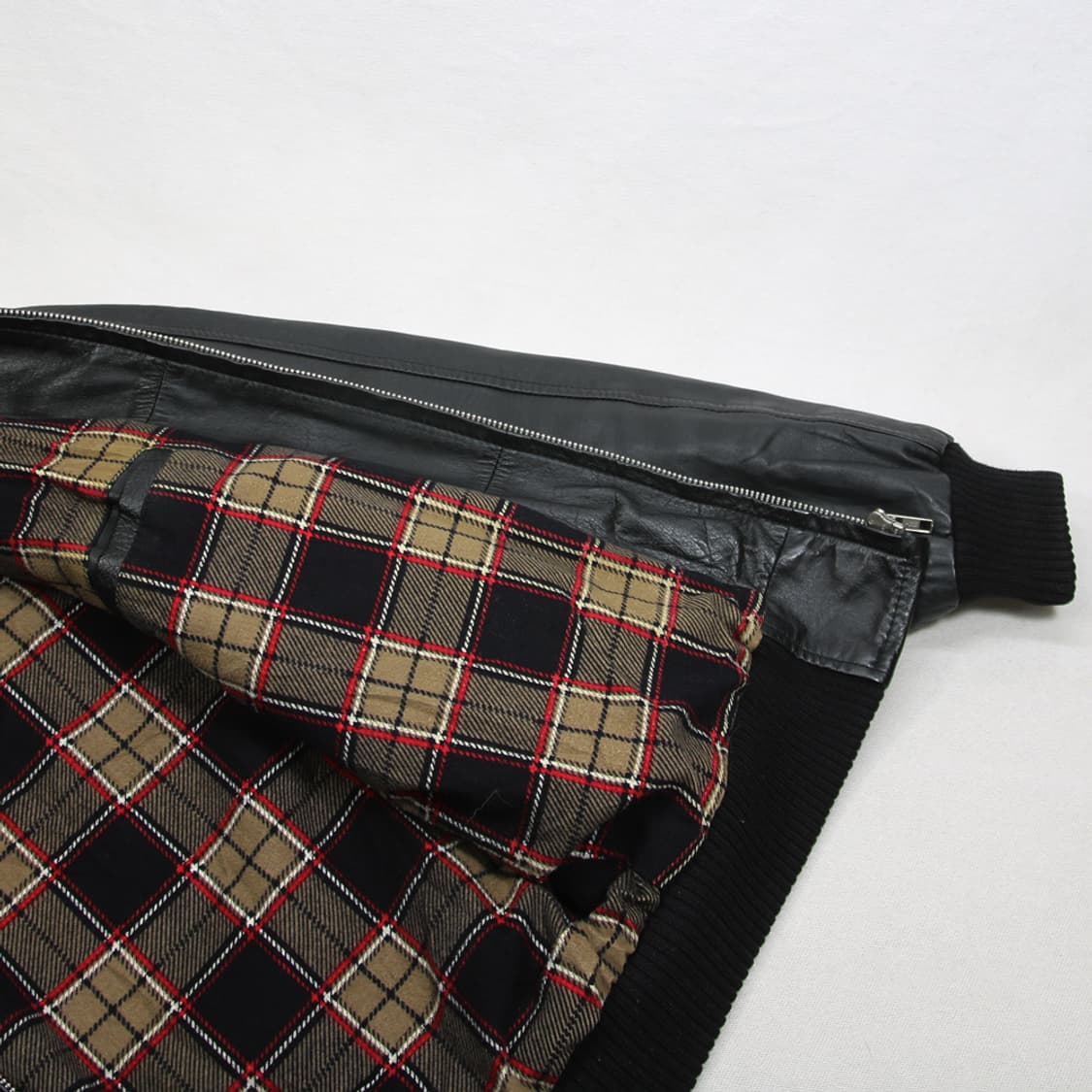 (착용컷) 리얼 레더 블루종 (남성용 95~98) 상품이미지9