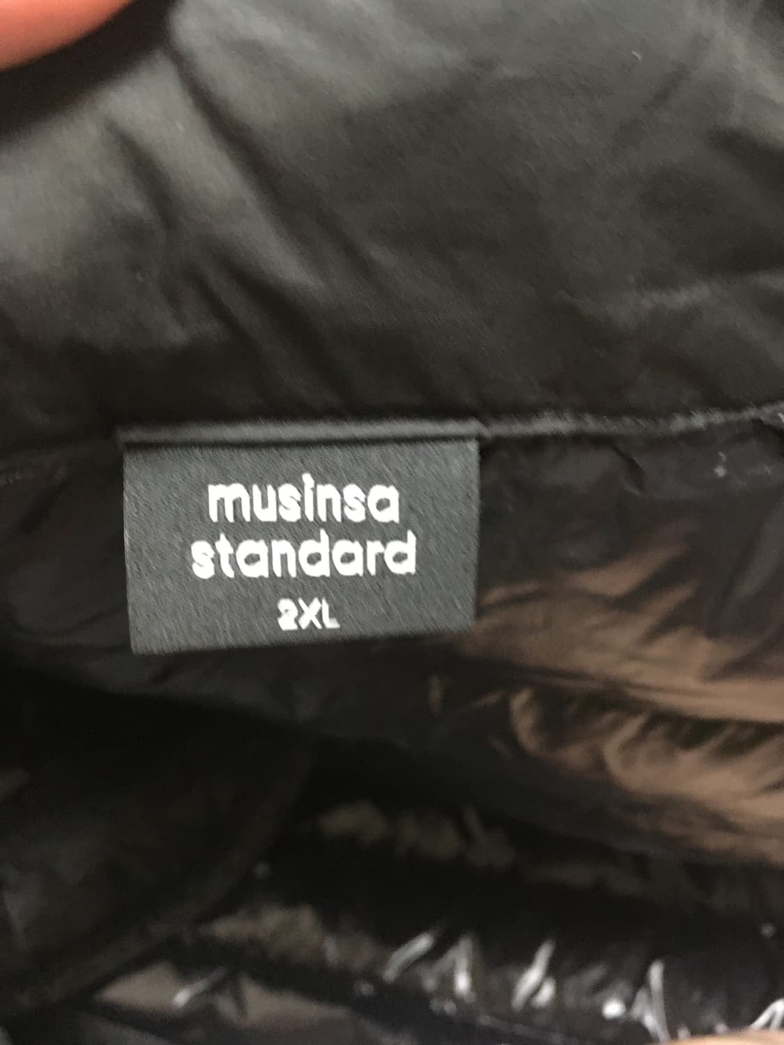 무탠다드 시티 레저 패딩 베스트 xxl 상품이미지3