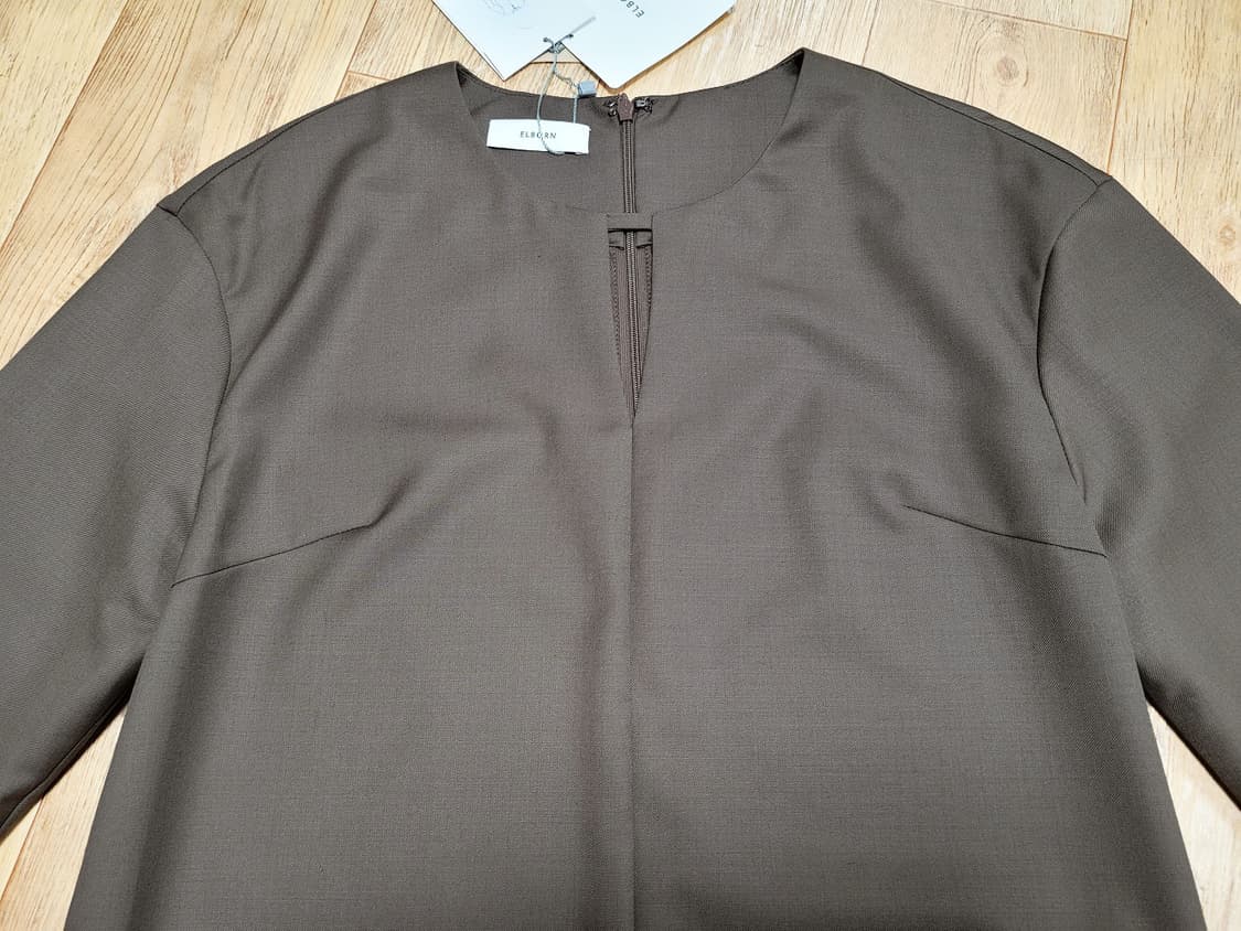 엘보른(ELBORN) 누메로컬렉션 울블렌디드 원피스 55-66 새상품 상품이미지3