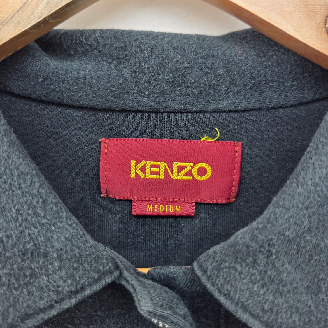 KENZO 겐조 블랙 긴팔 폴로티 공용M 상품이미지3