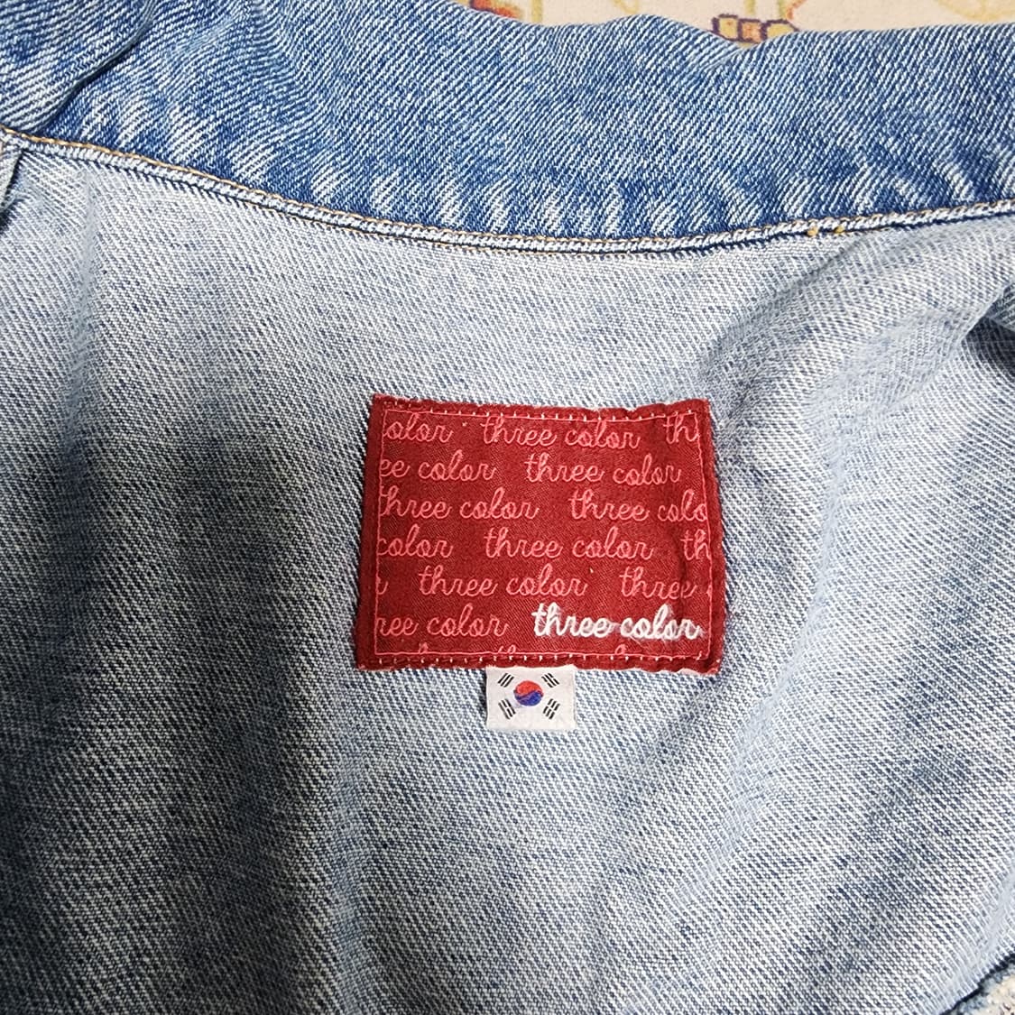 여성 크롭 데님 자켓 프리
 상품이미지3