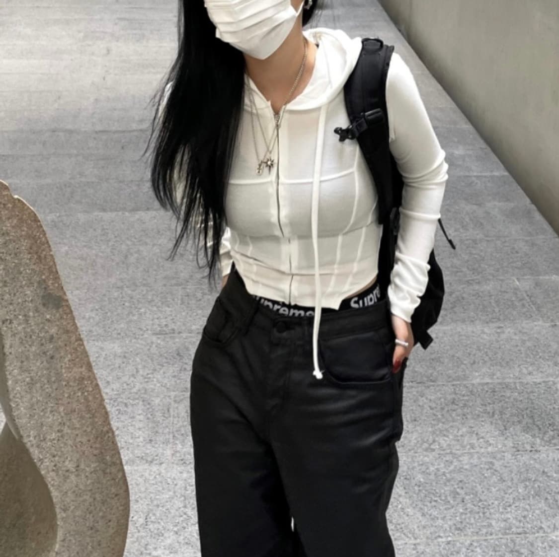 새상품) 오안 투웨이 후드집업 상품이미지2