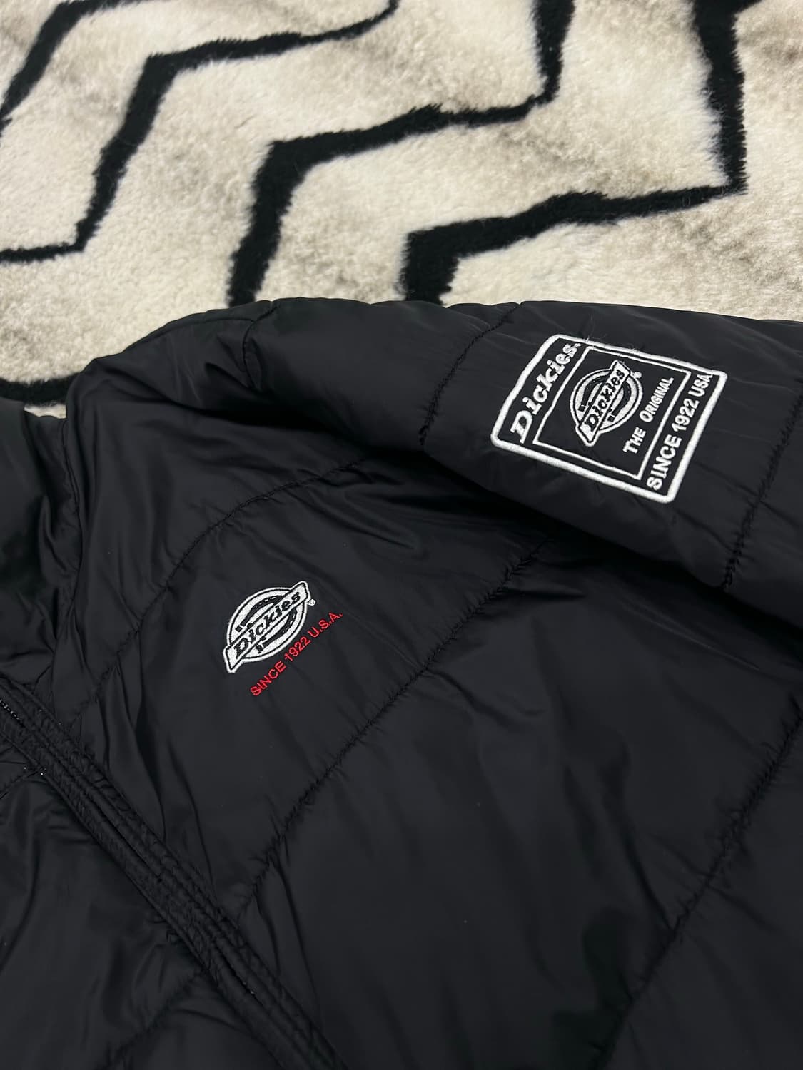 [M]디키즈 경량 패딩 자켓/블랙 상품이미지1