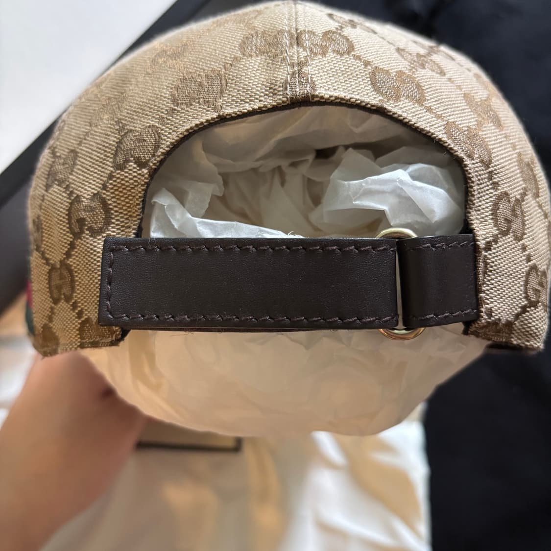 [새상품급/당일배송] 백화점판 구찌 GG 캔버스 모자 볼캡 상품이미지5