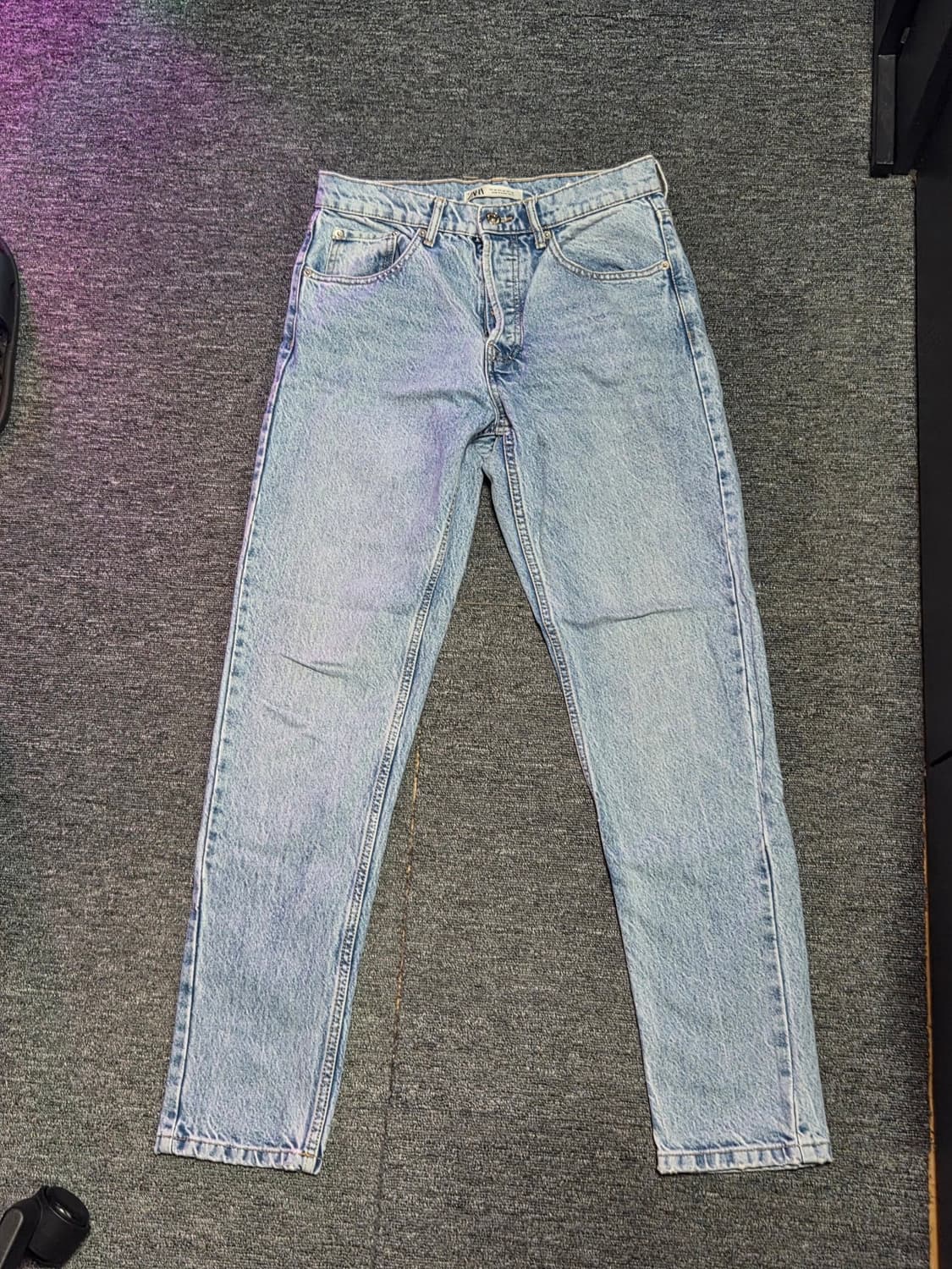 자라 데님 팬츠 라이트 블루 상품이미지1