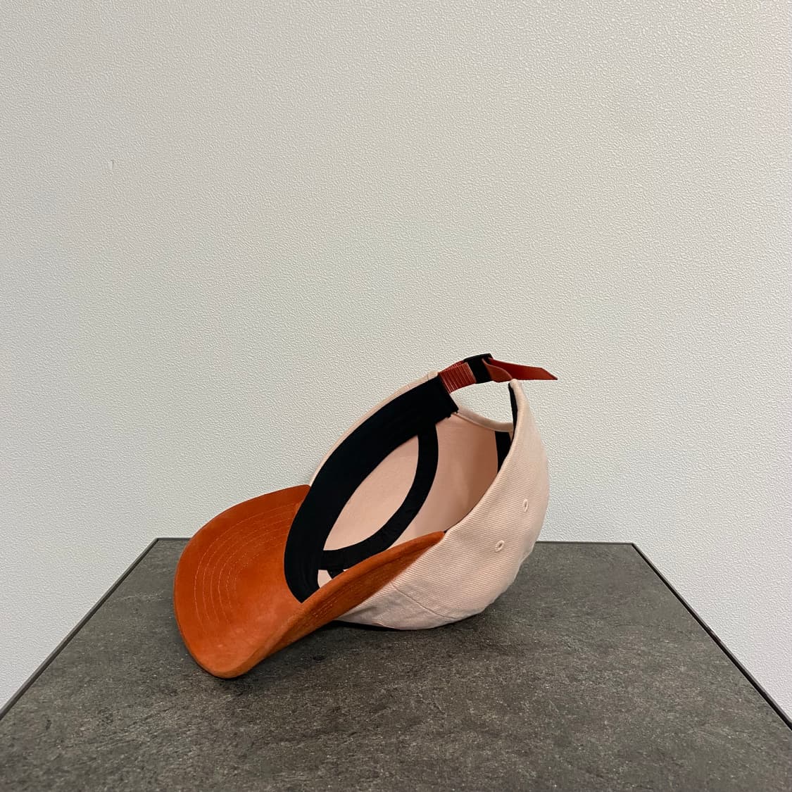 슈프림 박스로고 캠프캡 모자 스웨이드 바이저 투톤 핑크 피치 상품이미지6