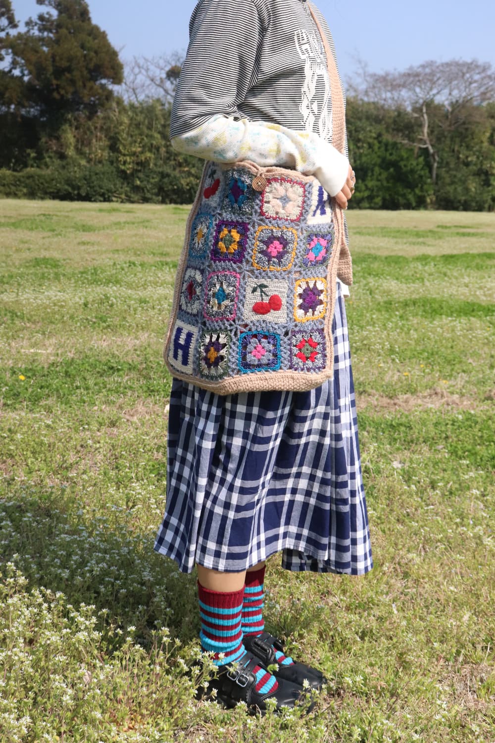 [Beams Boy] Blue Check Skirt 상품이미지7