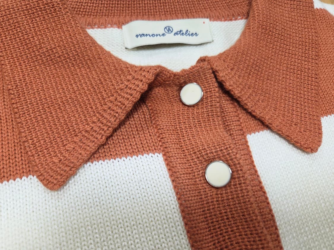 반원아틀리에(VANONE ATELIER) 럭비 카라니트 프리사이즈 새상품 상품이미지5