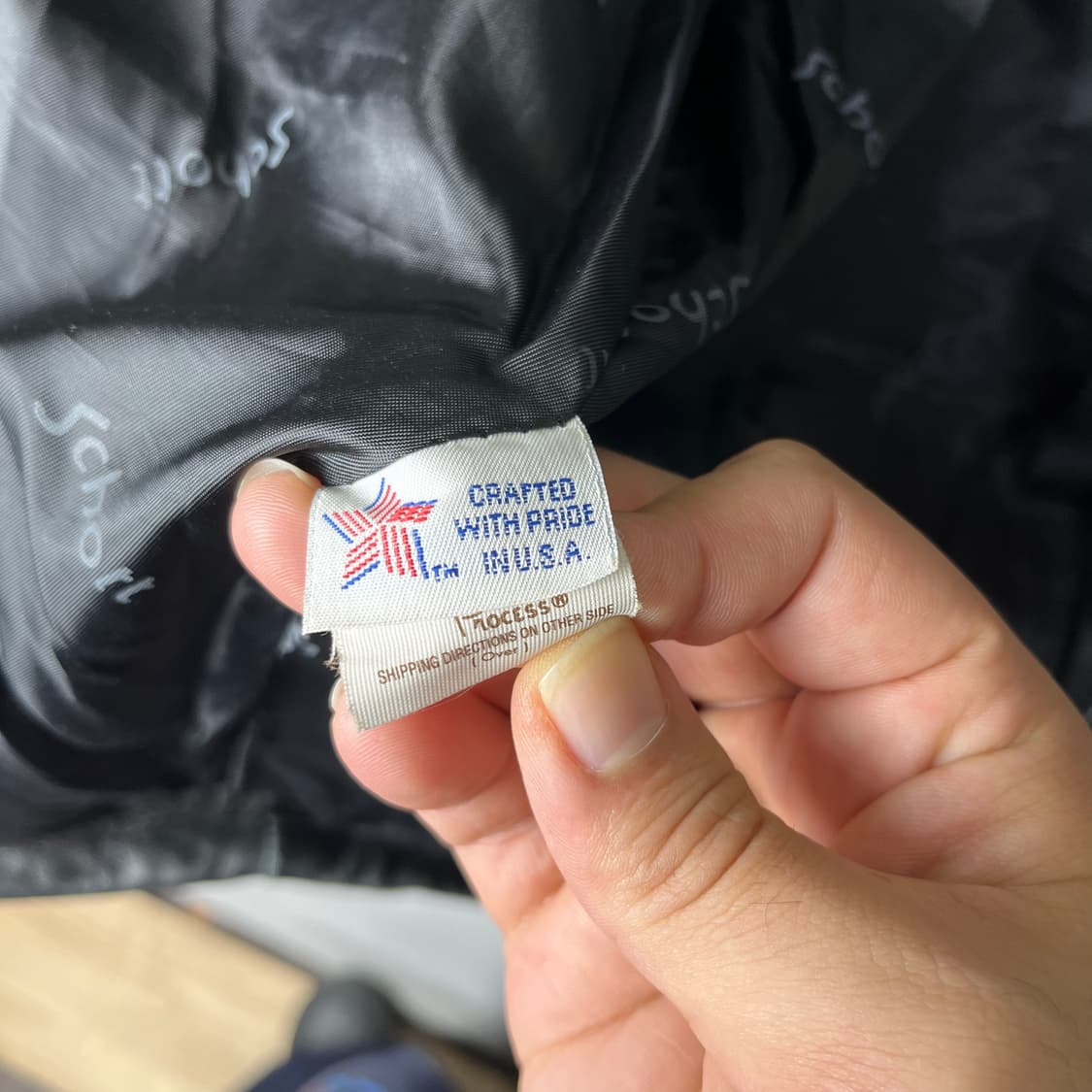 [Schott] 80's 쇼트 Made in USA 쉽스킨 패딩 상품이미지5