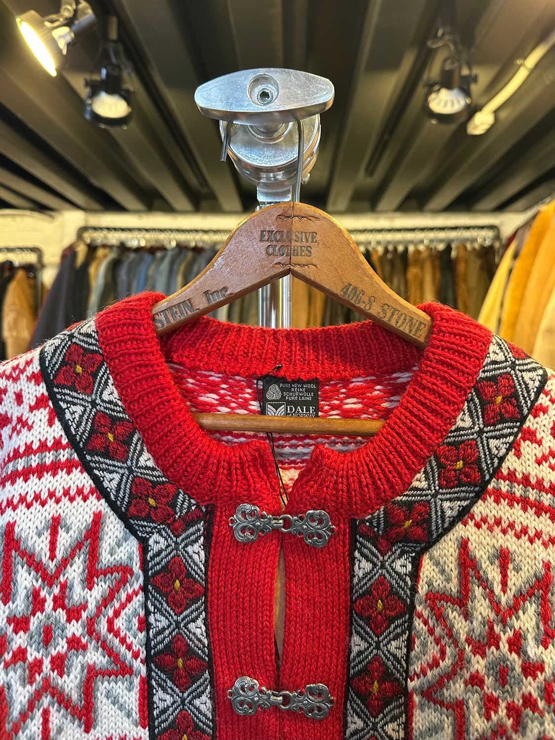 데일오브노르웨이 헤비 울 노르딕 가디건 상품이미지3