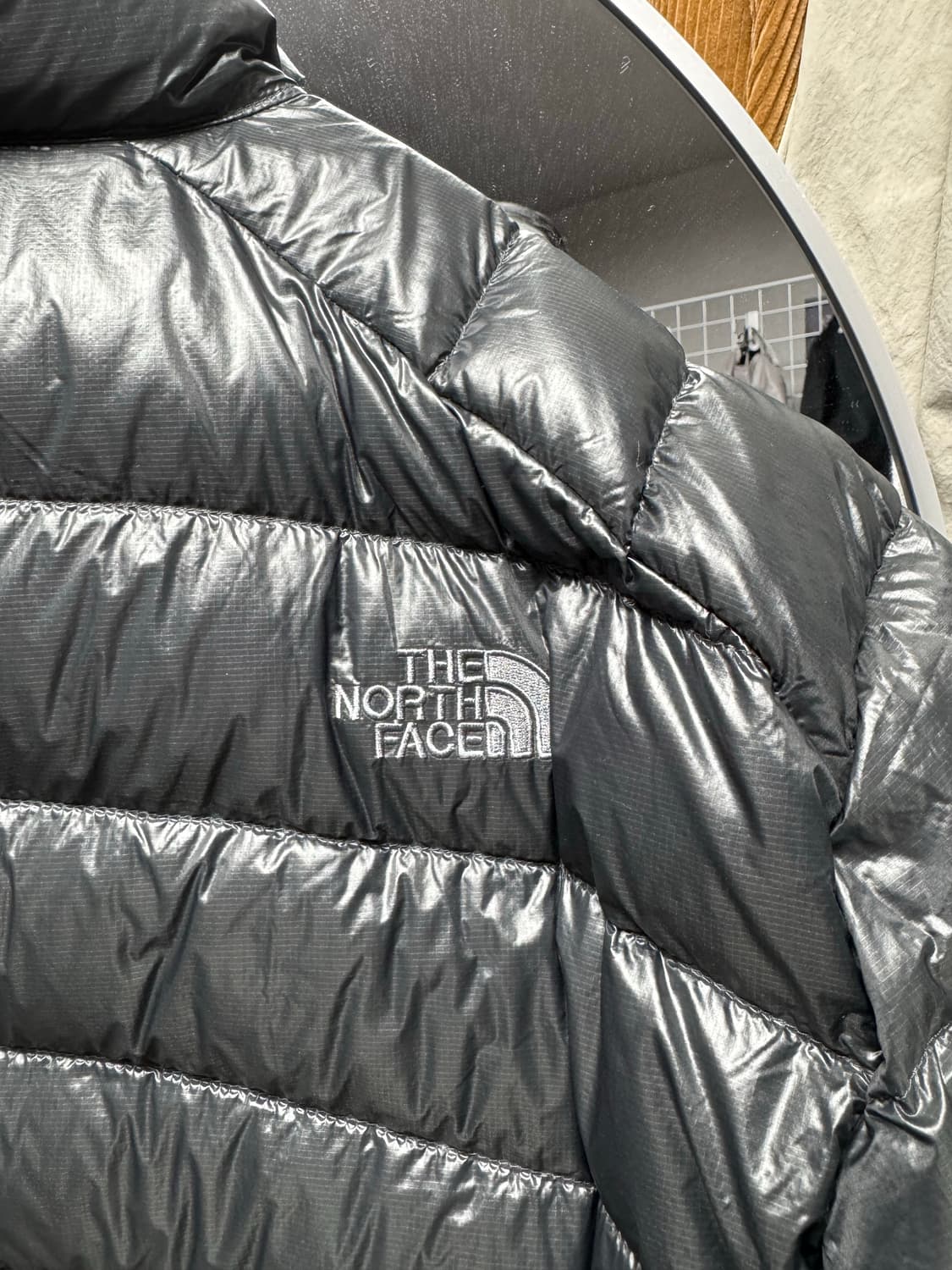 노스페이스 마티에 RDS 다운 자켓 차콜 2XL 품번 NJ1DQ51C 상품이미지3