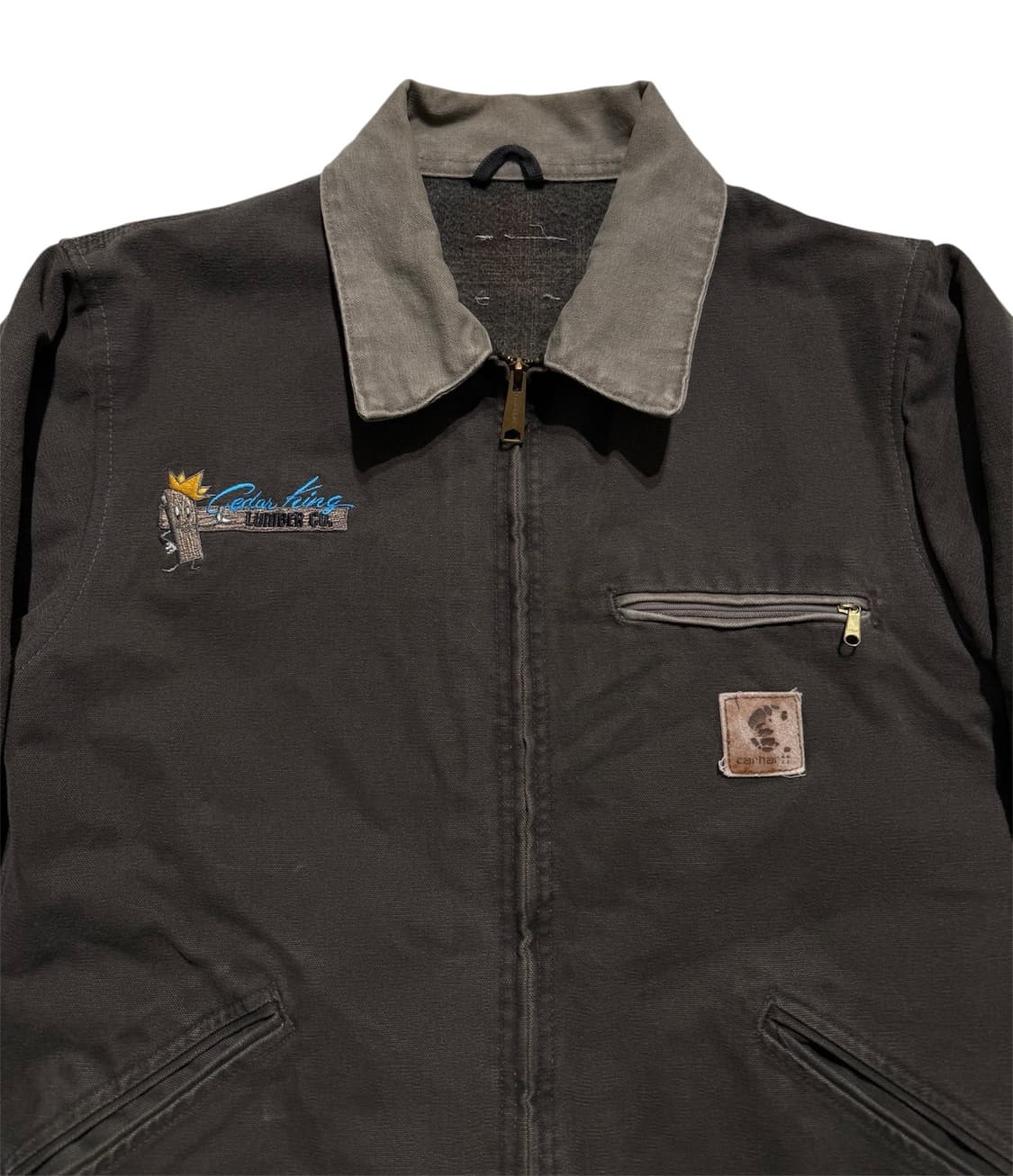 칼하트 J97 체스트넛 디트로이트 워크 자켓 상품이미지4