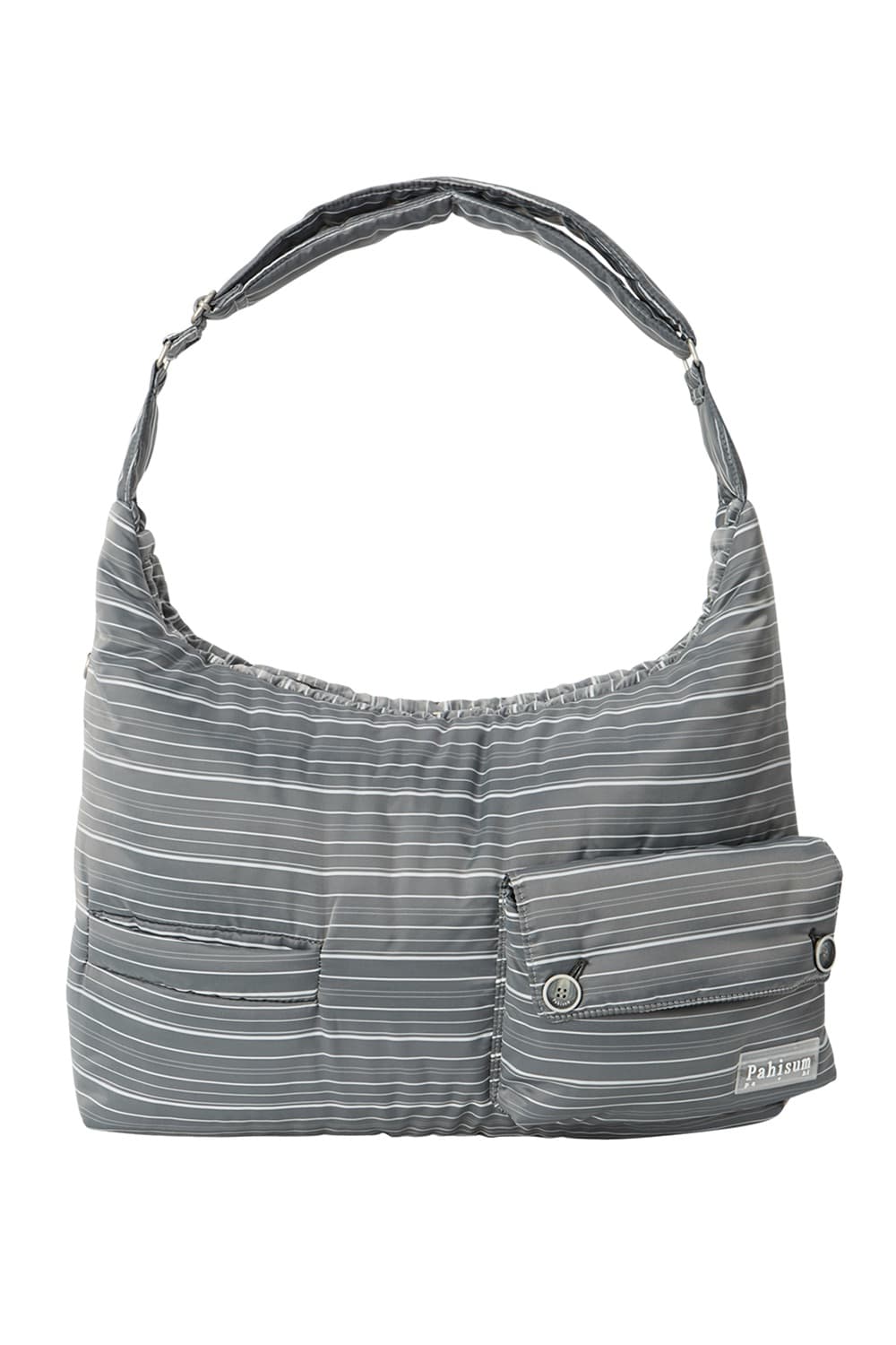 탠스댄스 파히섬 스트라이프 포켓 크로스 백 그레이 상품이미지1