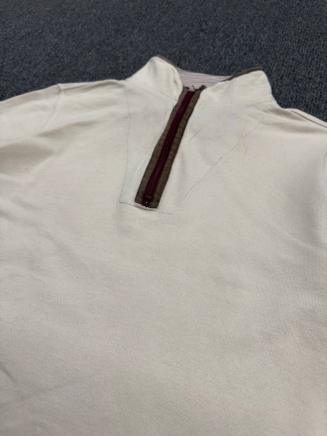 japanese vintage 레이어드 하프집업 스웻셔츠 상품이미지2