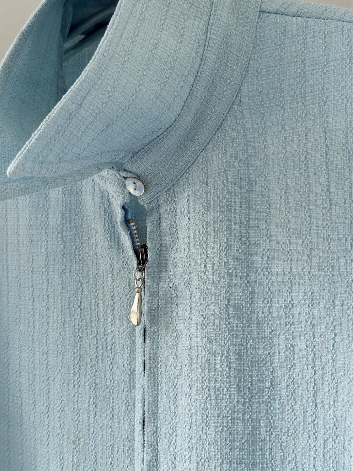 Design volume fabric zip easy shirket 상품이미지2