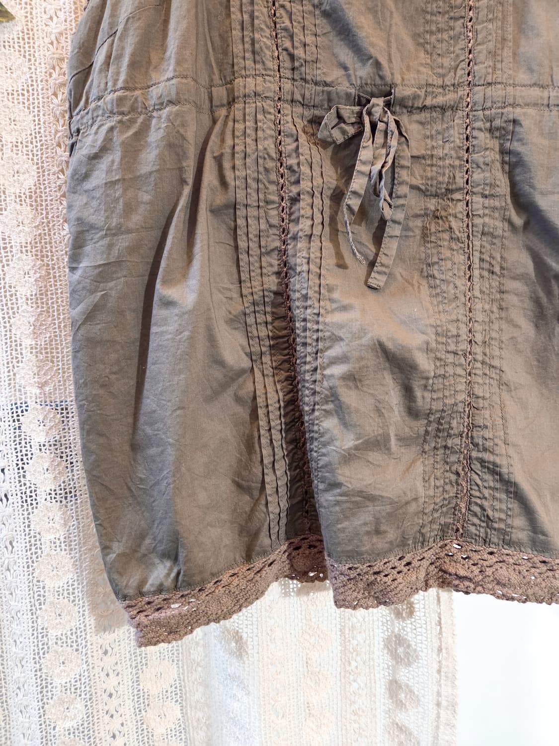 모리 뮤트 브라운 뷔스티에 상품이미지3