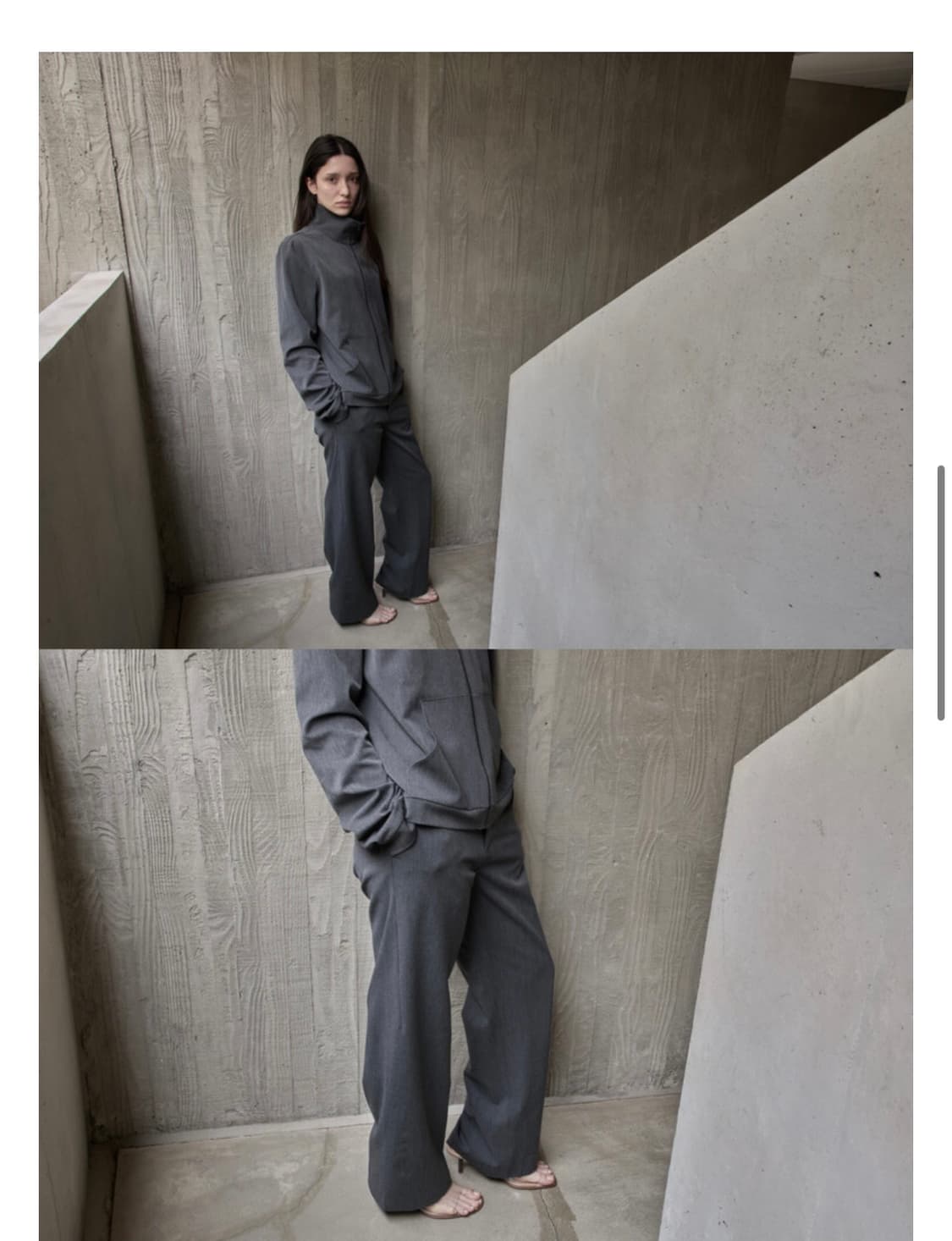 Mudule longe pants deep grey(2) 상품이미지1