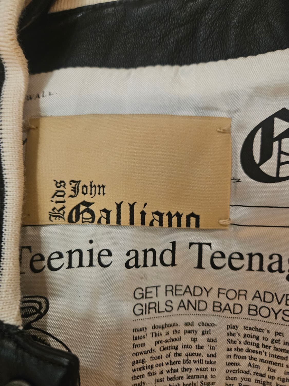 존갈리아노 빈티지 양가죽자켓 상품이미지4