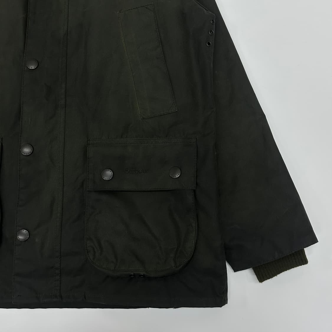 Barbour Beaufort Wax Jacket (olive) 상품이미지5