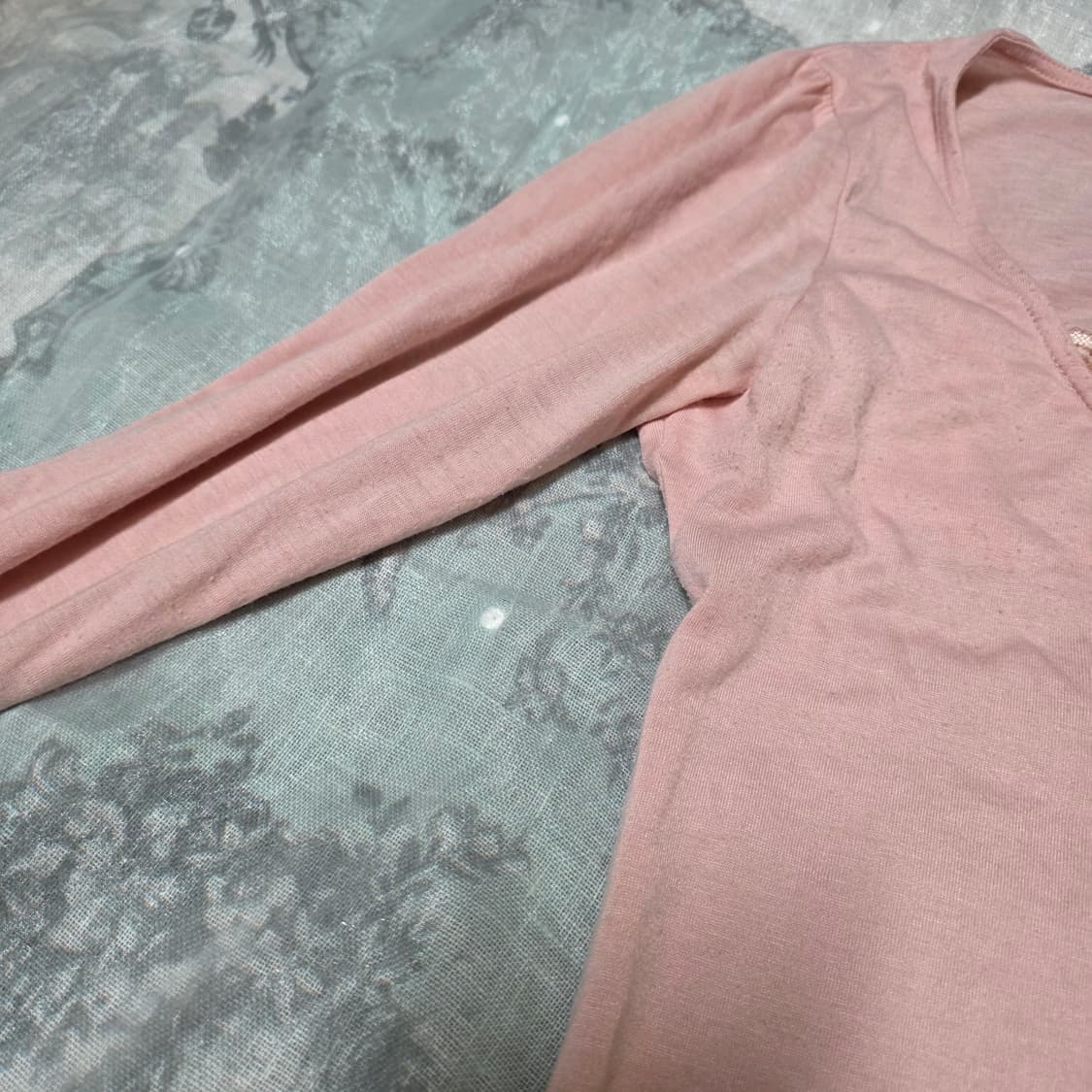 [덤]빈티지 히메카지 핑크 로걀탑 트랄라라 리즈리사깔 히메갸루 상품이미지3