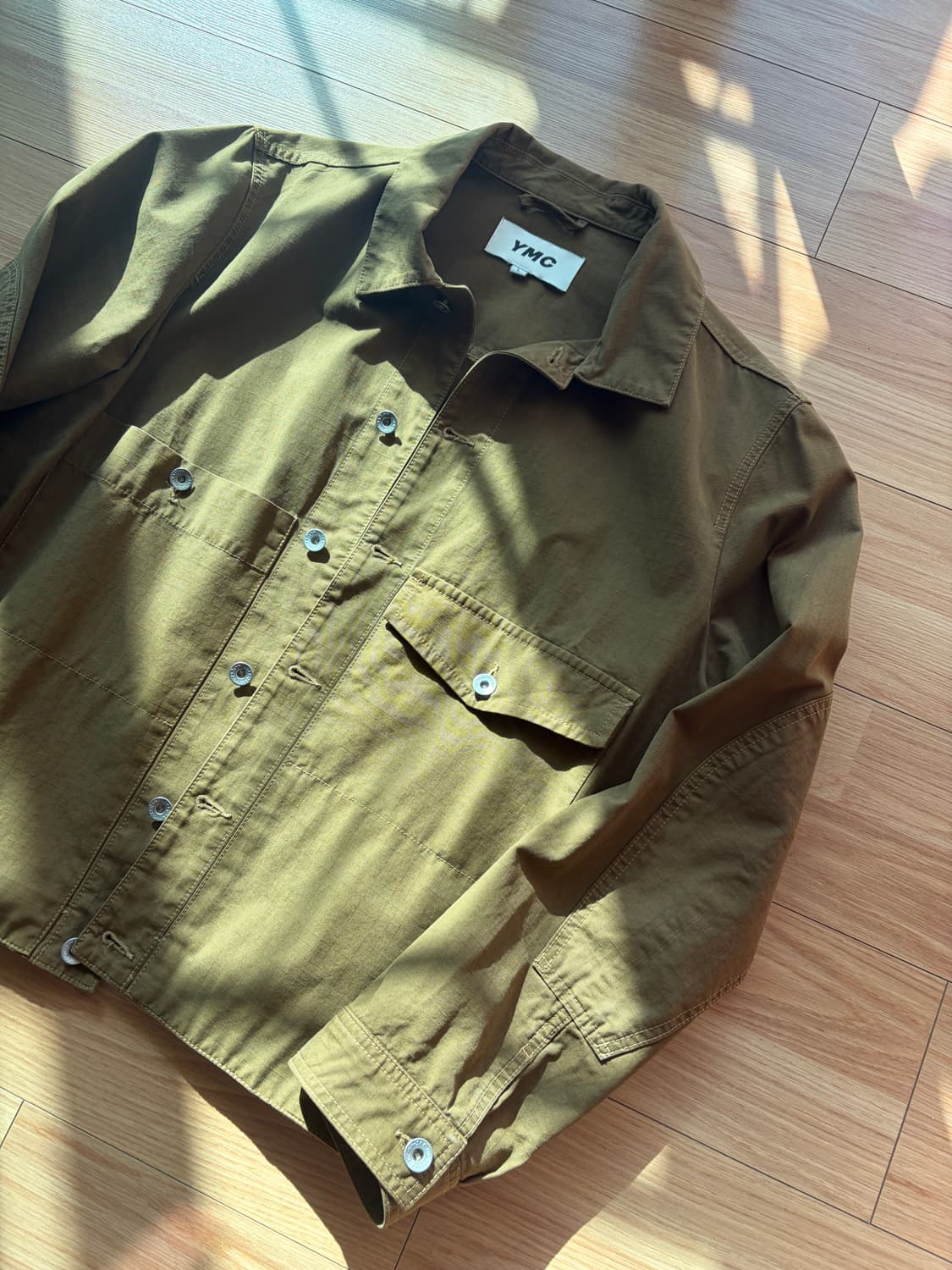 [L] YMC 셔츠 자켓 카키 상품이미지1