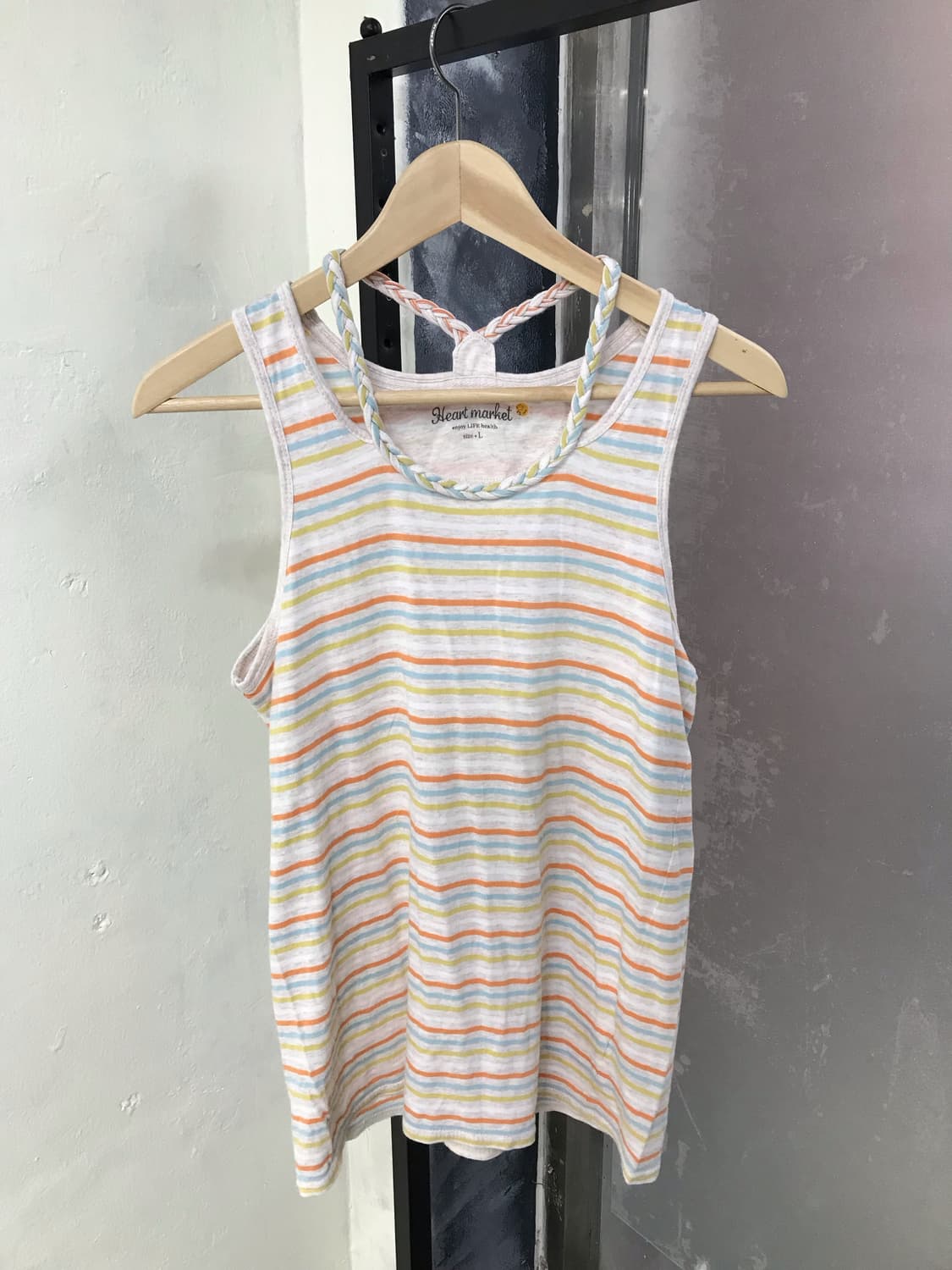 코사지 하구미 컬러포인트 패치워크 체크 코디세트 상품이미지7