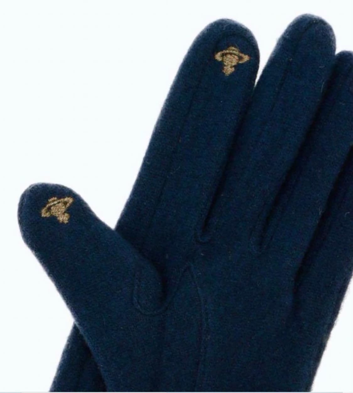 비비안 웨스트우드 빅 orb 저지 글러브 네이비 (새상품) 상품이미지3