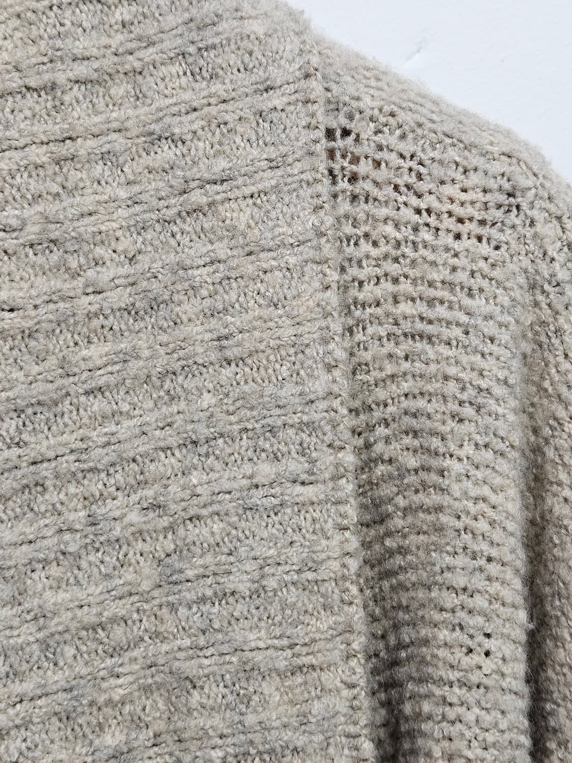 아베크롬비 앤 피치 울혼방 니트 가디건 L 상품이미지8