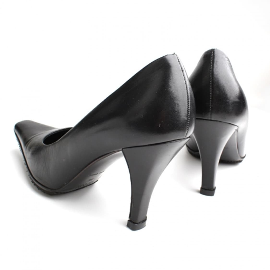 프라다 블랙 스퀘어토 펌프스 (36) 상품이미지4
