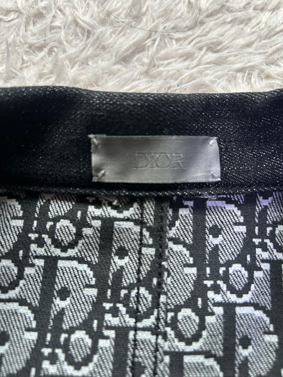 [46, 새상품급] 디올 오블리크 데님 흑청 자켓 상품이미지2