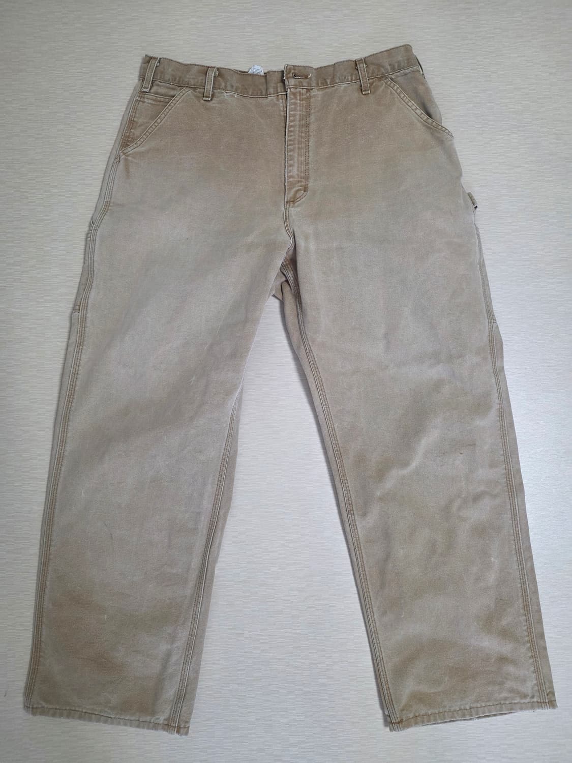 칼하트 워크팬츠 페이딩 브라운 Made in USA 상품이미지3