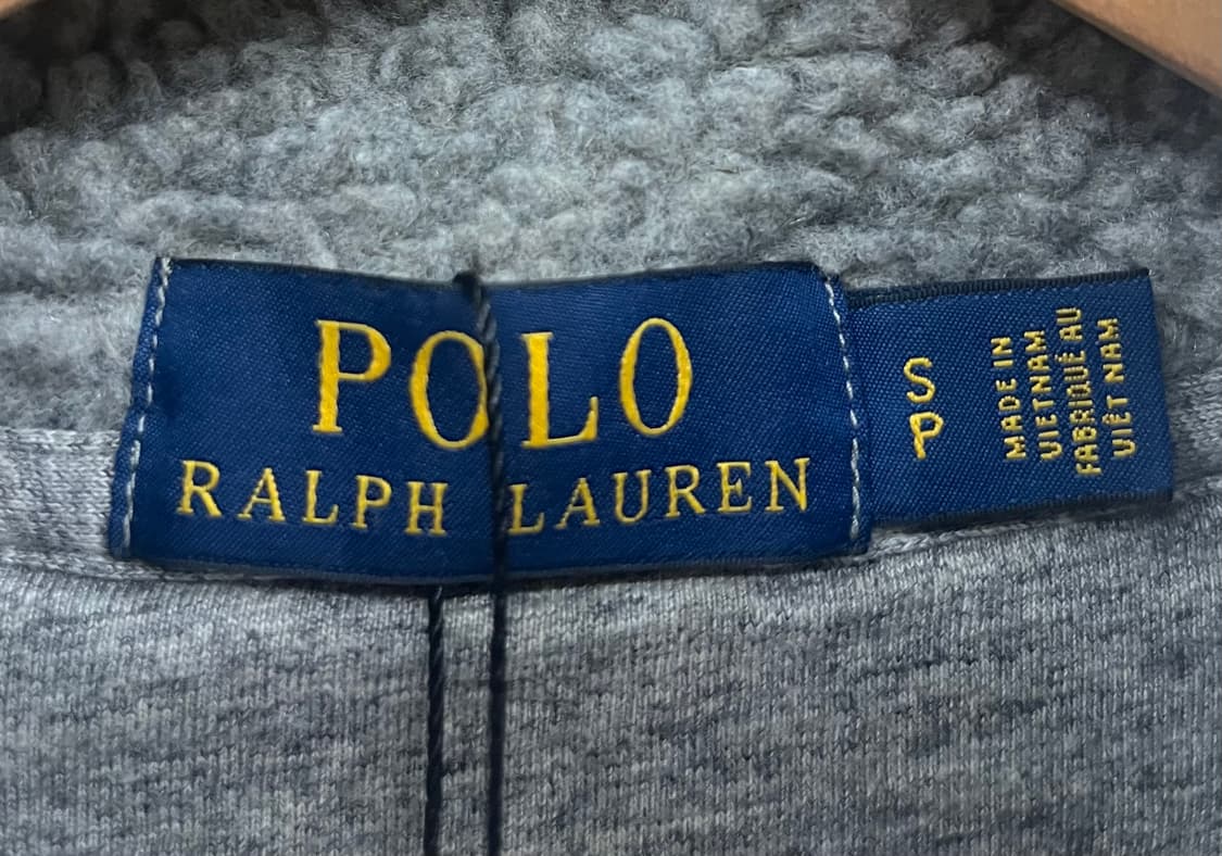 폴로 랄프로렌 그레이 뽀글이 플리스 집업 상품이미지6