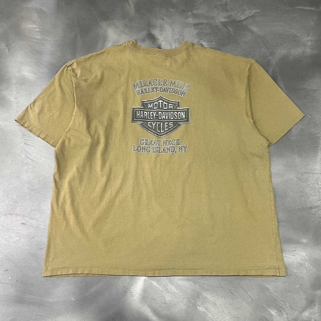  USA 할리데이비슨 크롬 프린팅 반팔티 y15705 상품이미지2