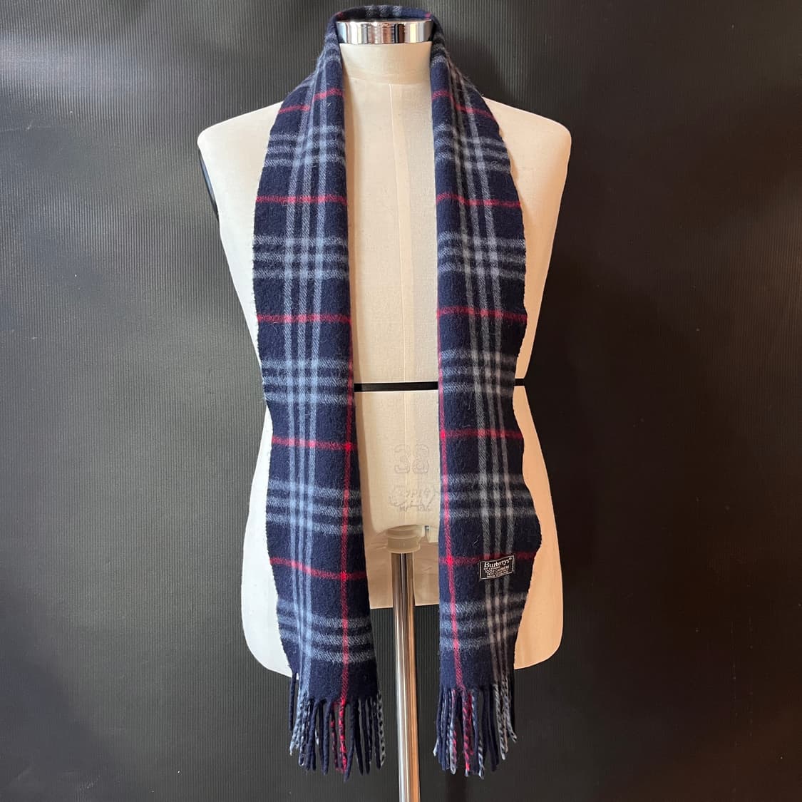 버버리 노바체크 캐시미어 머플러 영국 생산 상품이미지3
