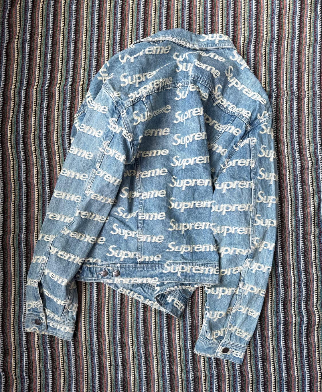 슈프림 프레이드 데님 자켓 상품이미지3