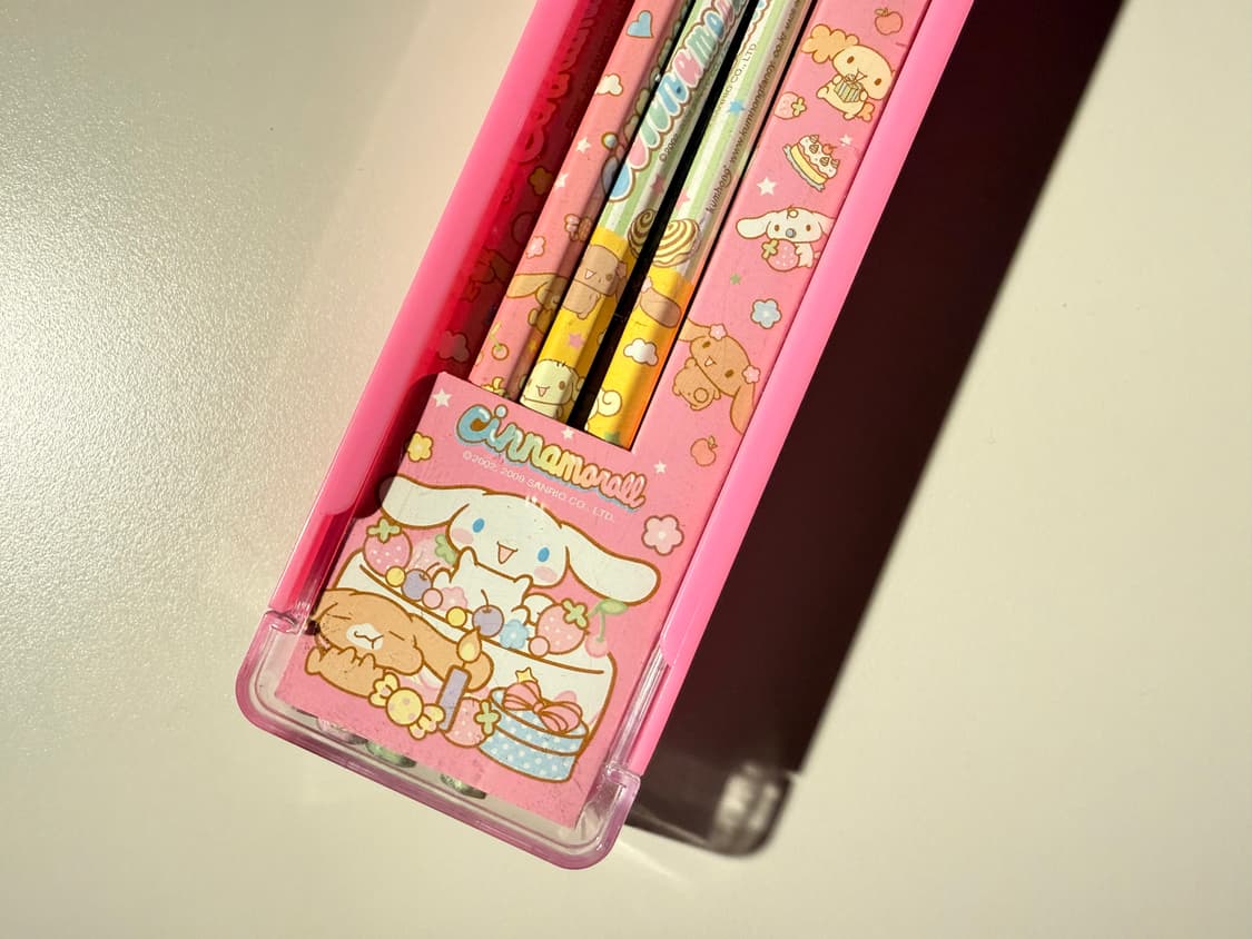 산리오 시나모롤 프렌즈 고전문구 필기구+케이스 상품이미지3