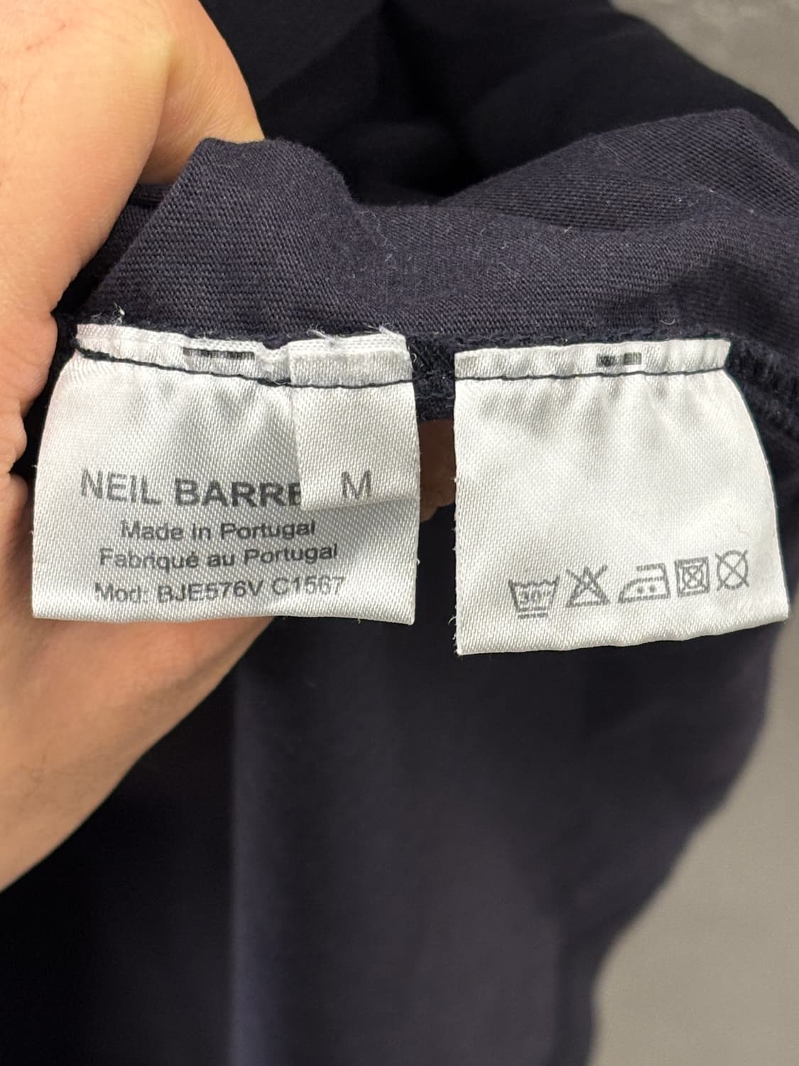 닐바렛 블랙/화이트 반팔 티셔츠 M 상품이미지6