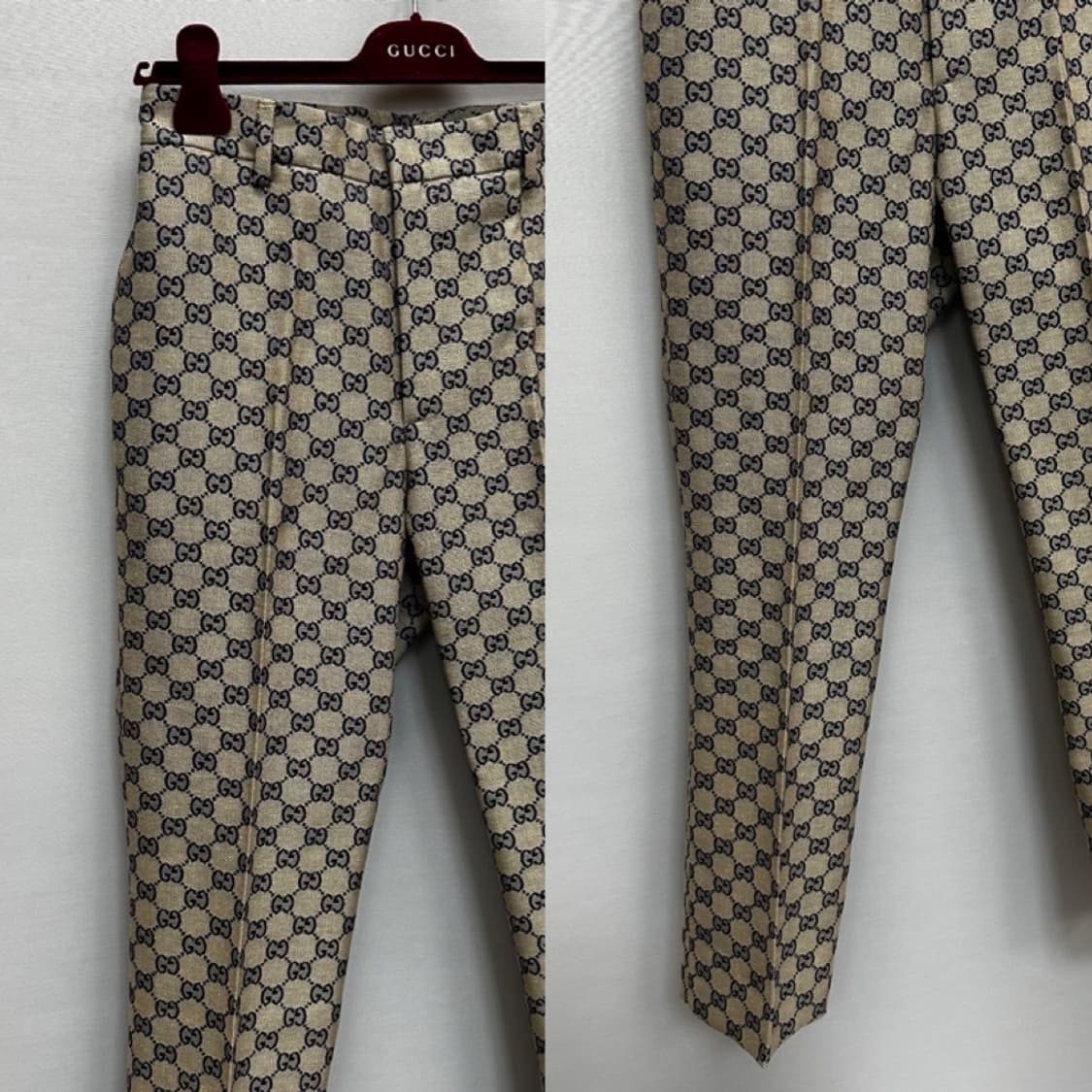 구찌 GG 모노그램 스트레이트 팬츠 (27) 상품이미지2