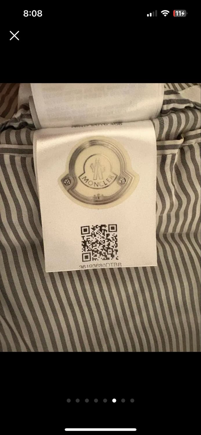 몽클레어 남성 패딩 감마블루 (톰브라운콜라보)2사이즈 상품이미지6