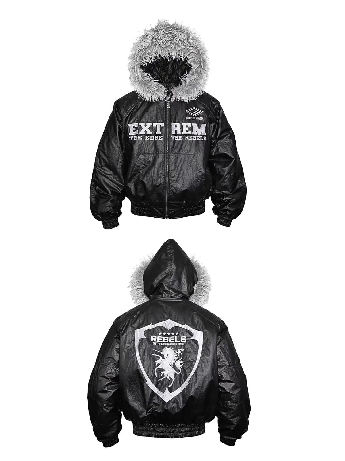 Blackguard Fur Hood Bomber 상품이미지1